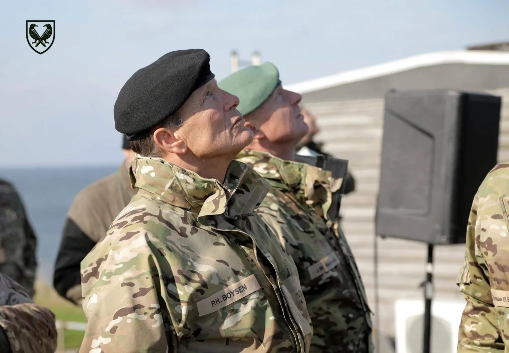 Украинские военные, прибывшие в Данию для обмена опытом в области борьбы с дронами, продемонстрировали датским военным работу дронов-перехватчиков Sting