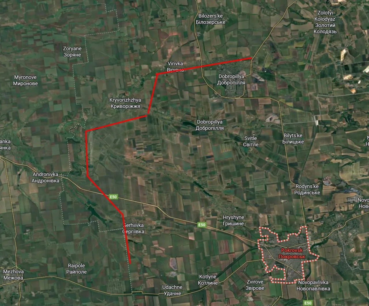 По странному стечению обстоятельств "оборонительная стена", о строительстве которой (правда без фотографий, только на словах) отчитывались многочисленные украинские блогеры, находится фактически на границе с Днепропетровской областью