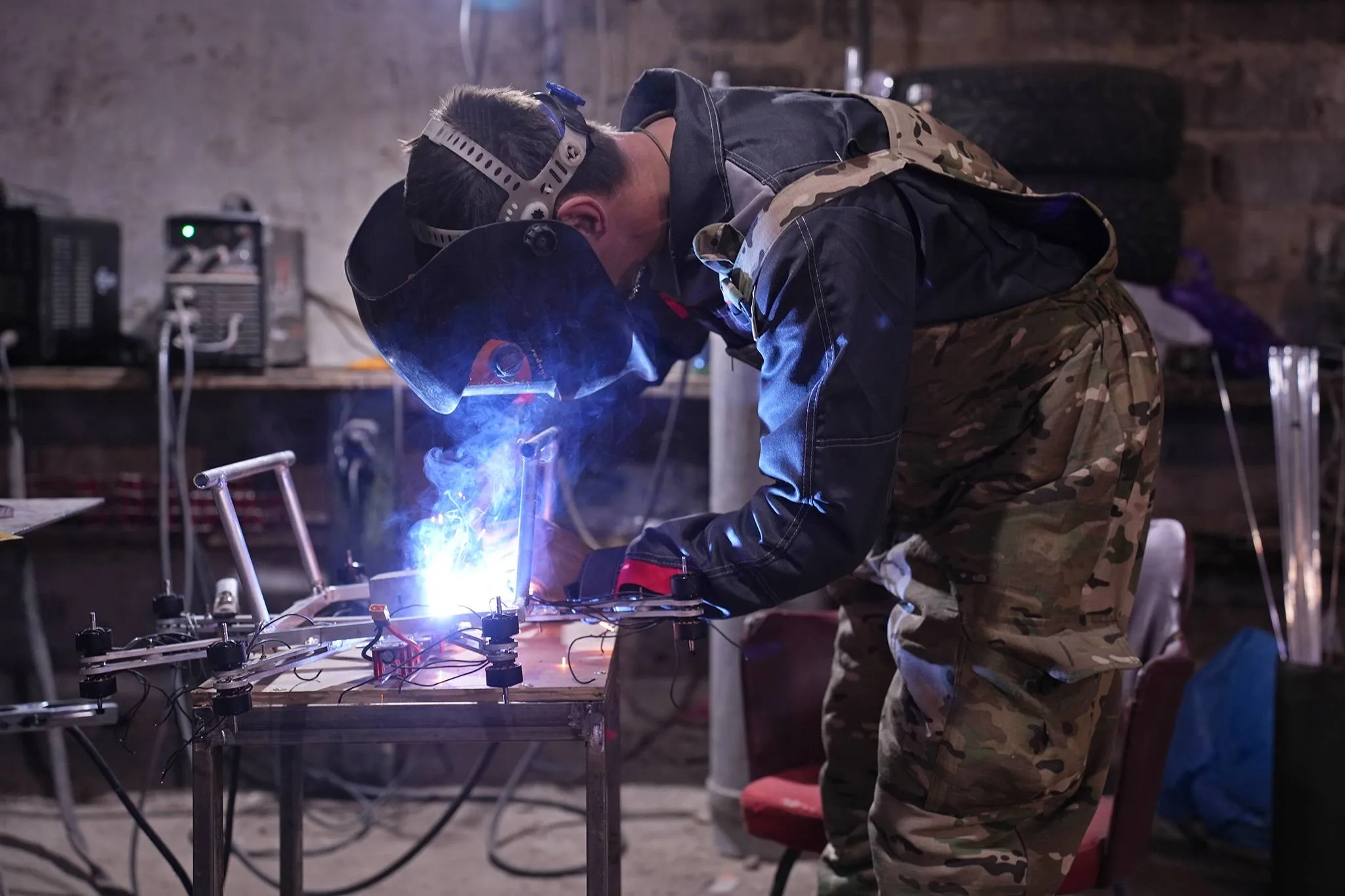 Тяжёлые дроны «Звезда» и «Солнце» кустарного производства одного из подразделений группировки войск «Север»