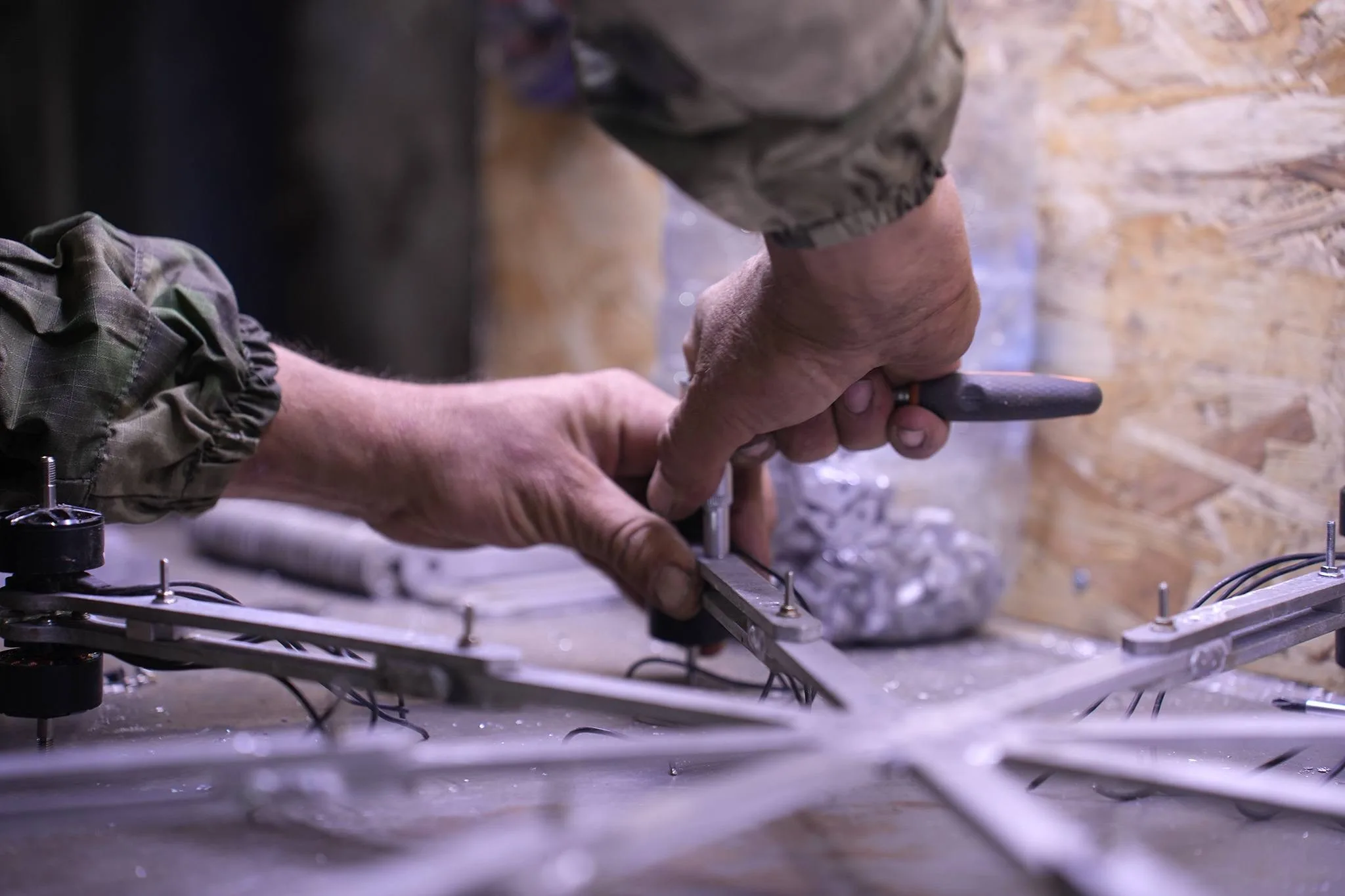 Тяжёлые дроны «Звезда» и «Солнце» кустарного производства одного из подразделений группировки войск «Север»