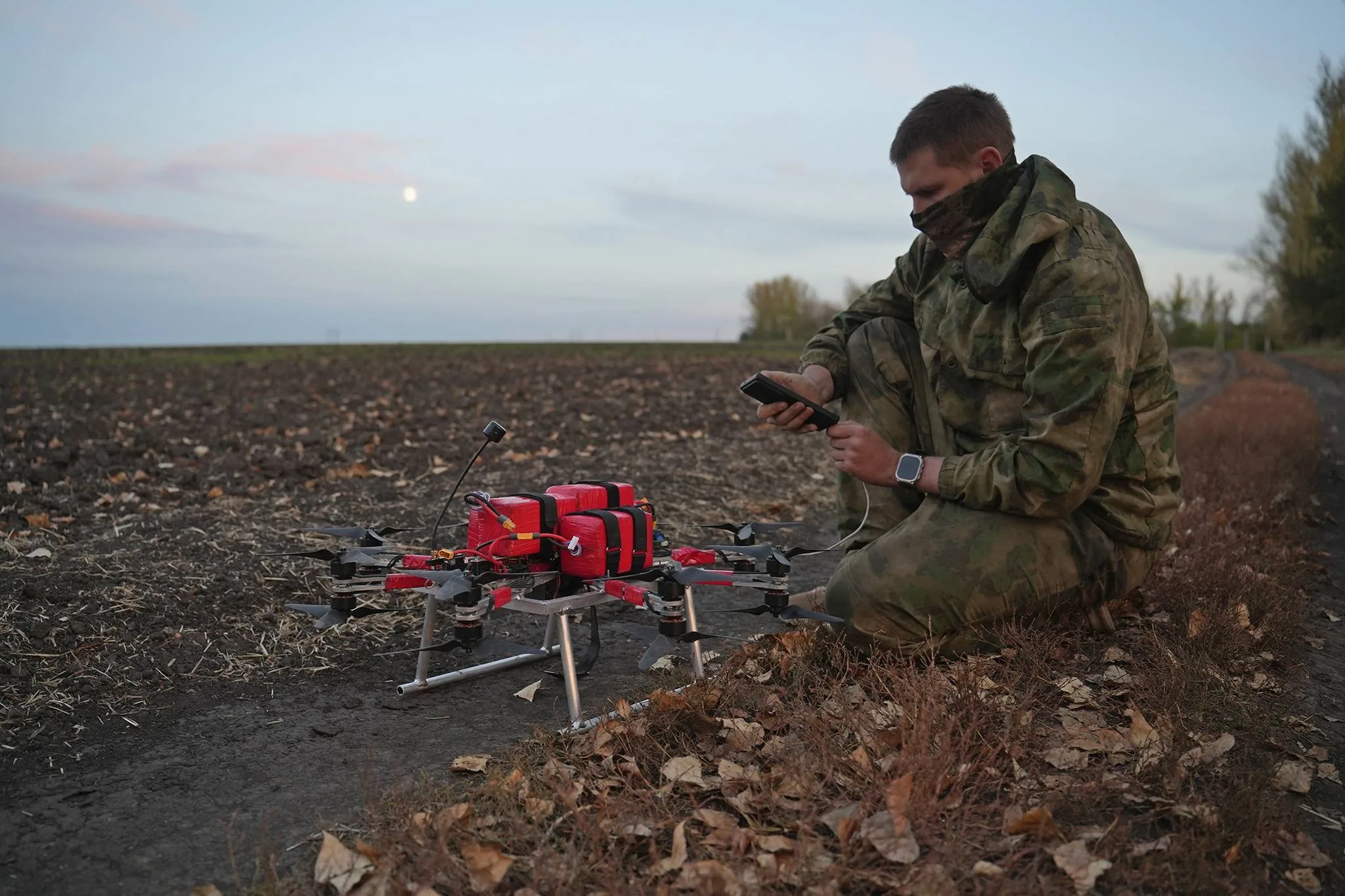 Тяжёлые дроны «Звезда» и «Солнце» кустарного производства одного из подразделений группировки войск «Север»