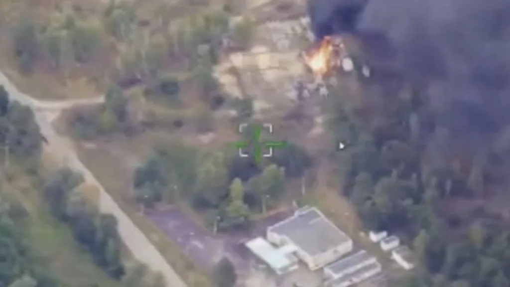 Прилеты 8 дронов-камикадзе «Герань-2» по подстанции 330 кВ «Славутич» и одной «Герани» по подстанции 110 кВ «Славутич» в Киевской области