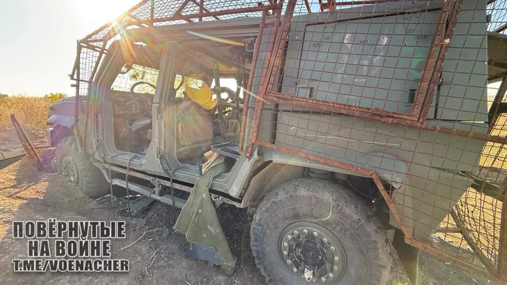 Дорога к Днепропетровску. Сожженная техника ВСУ на уже освобождённой территории