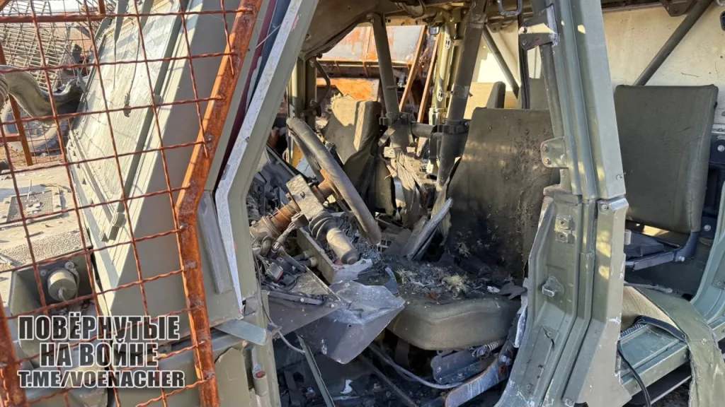 Дорога к Днепропетровску. Сожженная техника ВСУ на уже освобождённой территории