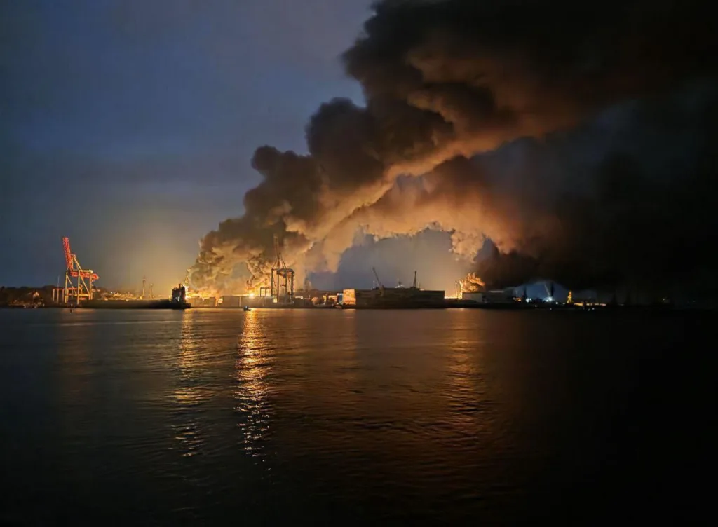 ВС РФ ночью нанесли удар по военным объектам в четырёх областях Украины