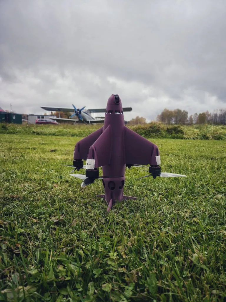 Кадры испытаний российского дрона-перехватчика вертикального взлёта разработки НПЦ БАСиРТК