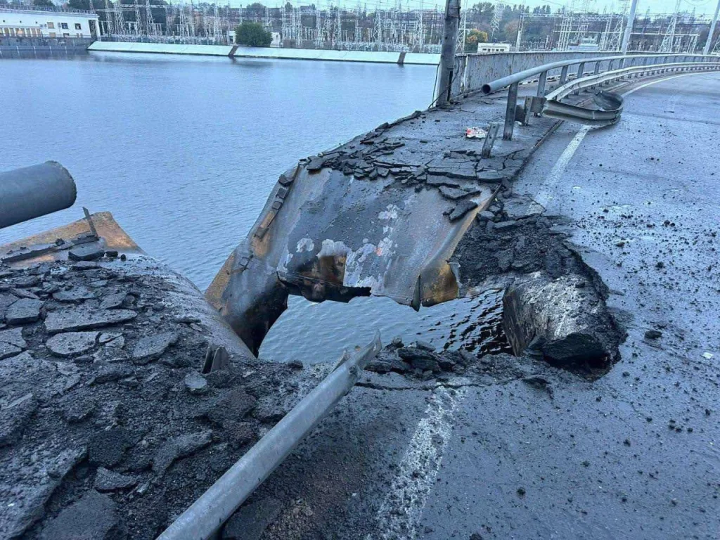 Массированный ракетно-дроновый удар по гидроэнергетическим объектам каскада Днепра