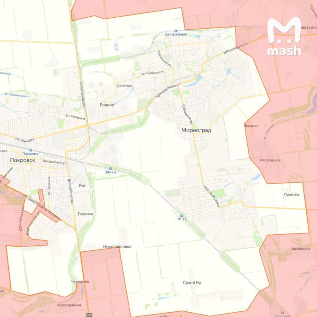 Больше трёх тысяч ВСУшников погибло во время боёв в Покровске — это половина от изначального гарнизона