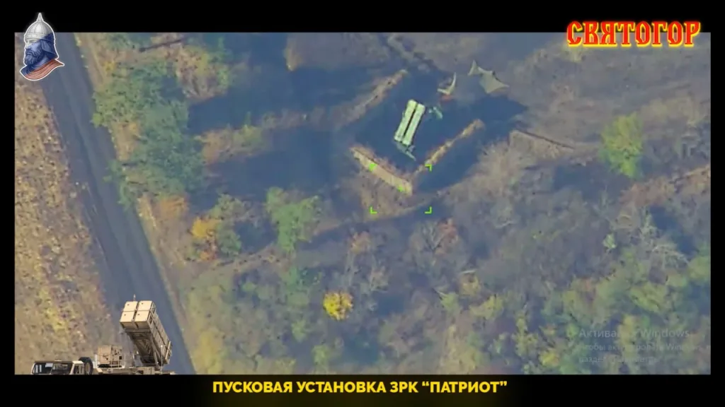 Удар двух баллистических ракет ОТРК "Искандер-М" по РЛС и ПУ из состава ЗРК MIM-104 Patriot ВСУ возле Павлограда Днепропетровской области