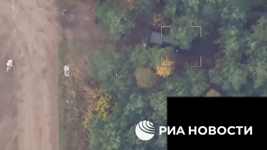 Уничтожение украинской РСЗО ударом ОТРК "Искандер-М" в Черниговской области