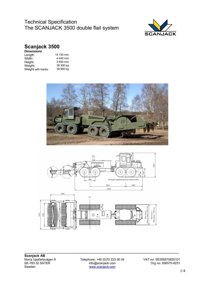 Редкая шведская машина разминирования ScanJack 3500 на вооружении 47-й отдельной инженерной бригады ВСУ