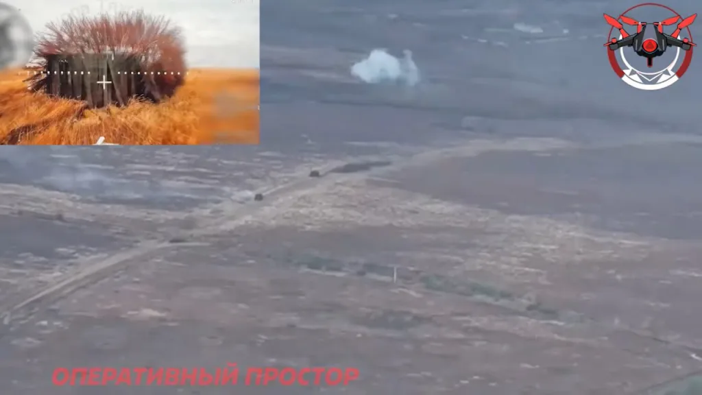 Отражение штурма пары M113 с "дикобразом" ударами FPV-дронов в районе Купянска