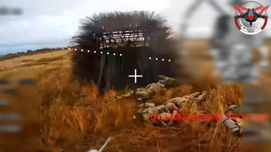 Отражение штурма пары M113 с "дикобразом" ударами FPV-дронов в районе Купянска