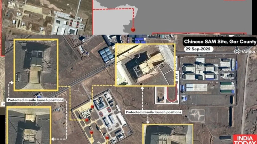 Спутниковые снимки, показывают, что НОАК построила новый комплекс ПВО в районе озера Пангонг в Тибете, примерно в 110 километрах от ЛФК, разделяющей Китай и Индию