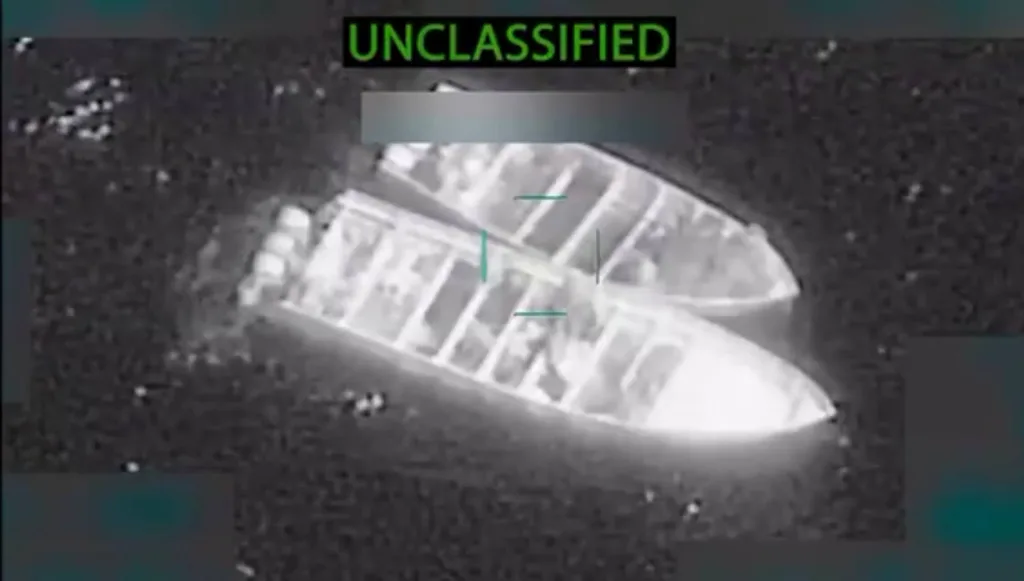 США нанесли удар по четырём лодкам, задействованным, как заявляется, в транспортировке наркотиков в восточной части Тихого океана