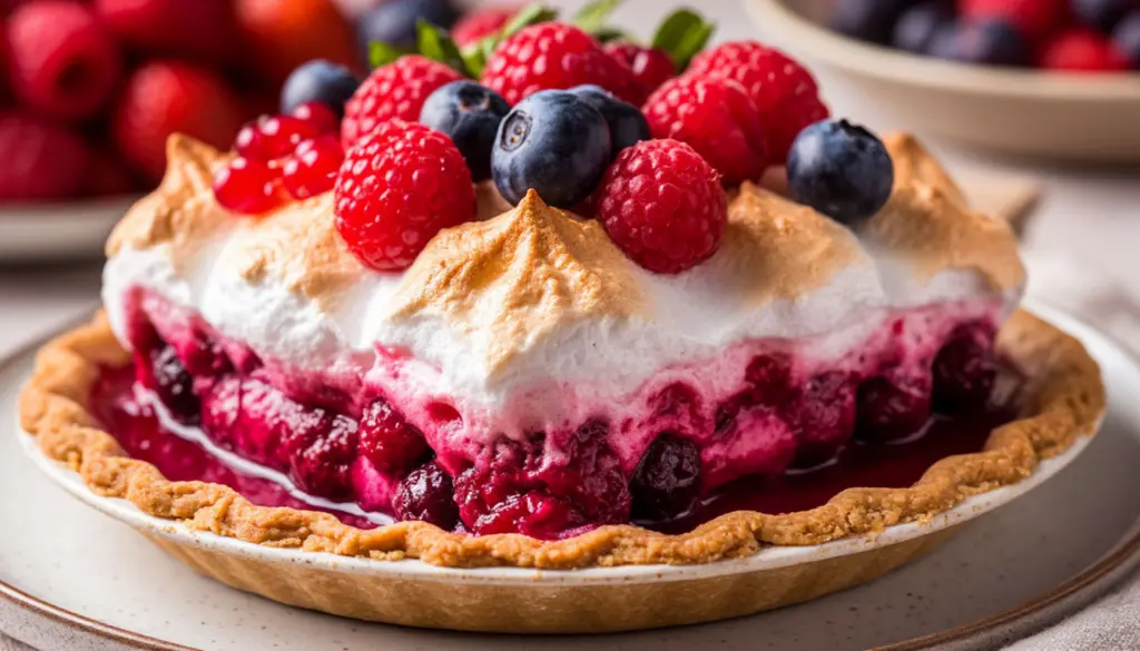 Роскошный ягодный пирог с меренгой: хрустящее песочное тесто, густая начинка и воздушная шапка – вкус, от который сводит всех с ума
