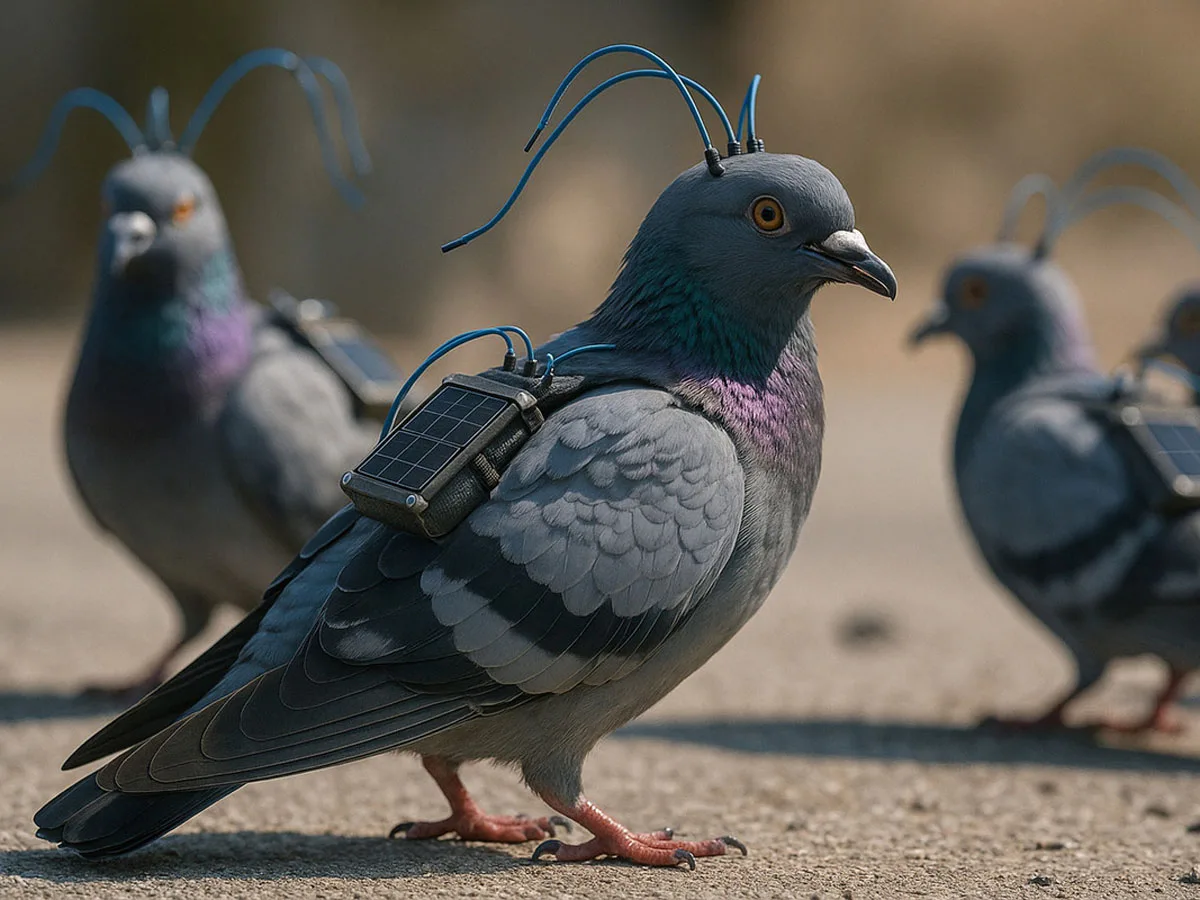 В России разработали биодронов голубей0