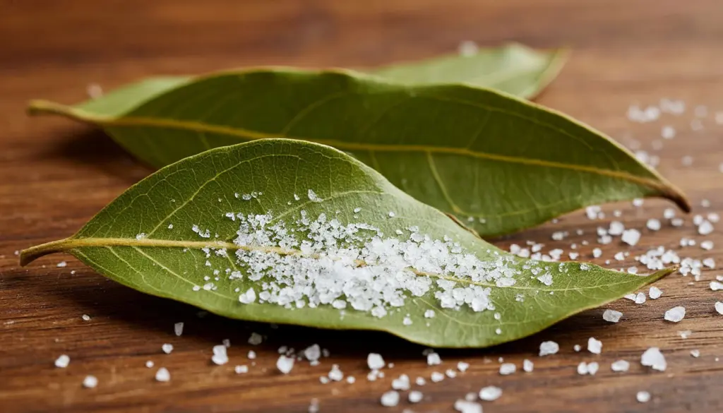 Лавровый лист засыпаю солью — всю осень в восторге от своего хитрого лайфхака: мудрый совет для всех домохозяек