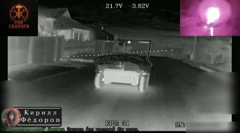 Рой Сварога уничтожает технику ВСУ