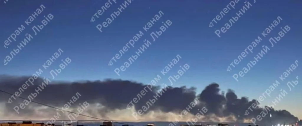  Пылает склад во Львове: по Украине идет новая волна ударов