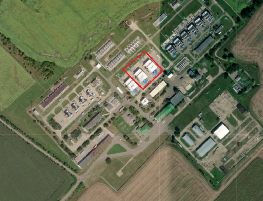 Удар БпЛА по газовой инфраструктуре в район н.п.Вишневое, Полтавской области в ночь на 3 октября 2025 года