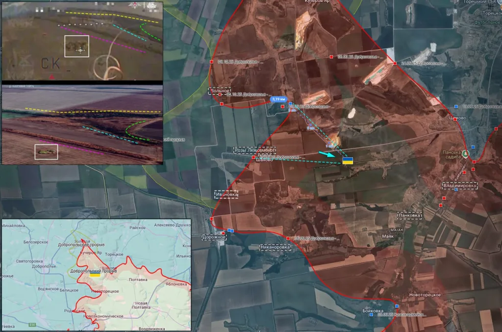 Пока оборона ВСУ в Покровске продолжает сыпаться, несмотря на попытку пиар-высадки с "Черных ястребов", противник провел успешное наступление на Добропольском выступе