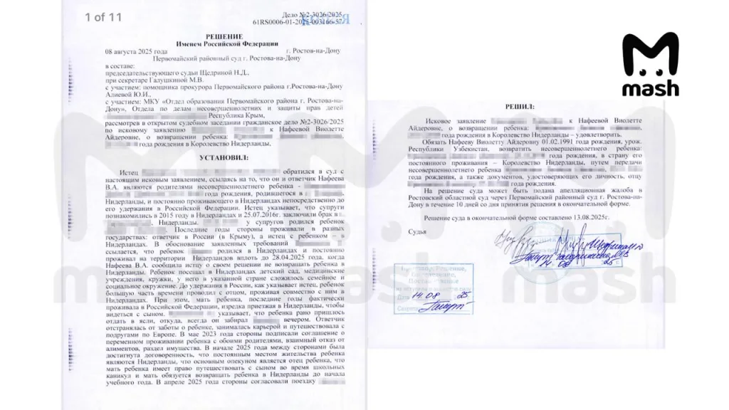 Суд Ростова-на-Дону, ссылаясь на Гаагскую конвенцию, отказал крымчанке в возможности забрать сына из Нидерландов