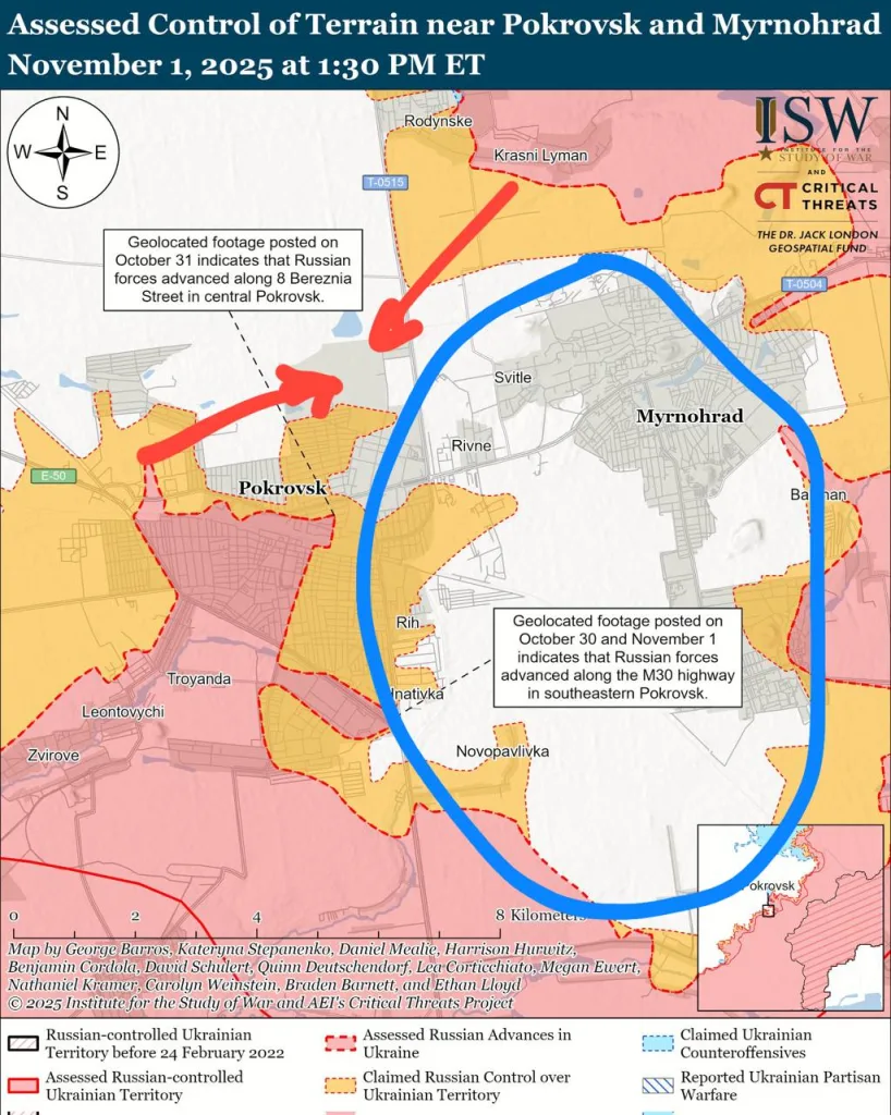Зеленский посетил Покровское направление