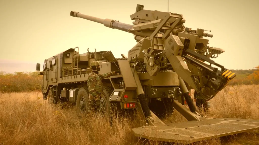 Израильские 155-мм колесные САУ ATMOS на шасси Tatra 6x6 засветились на вооружении армии Молдовы