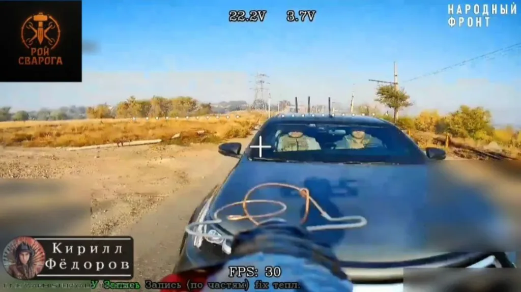 Рой Сварога уничтожает технику ВСУ