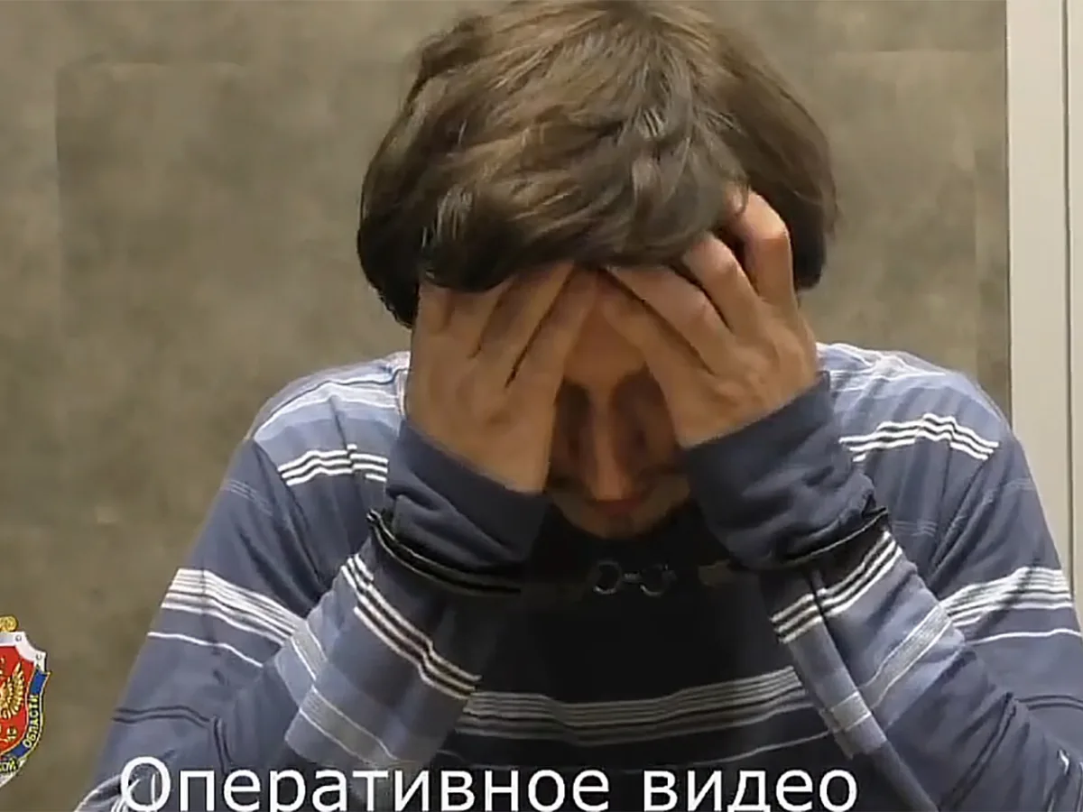 Житель Тульской области не смог сдержать слезы при оглашении приговора за диверсию0