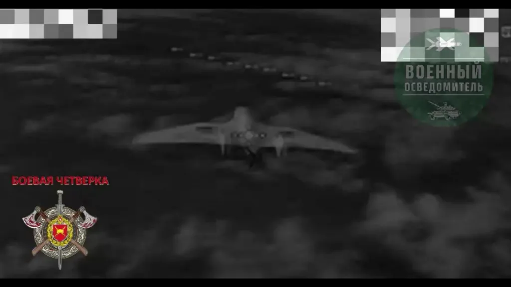 Работа дронов-перехватчиков операторов 4-й военной базы в районе города Орехов на Запорожском направлении