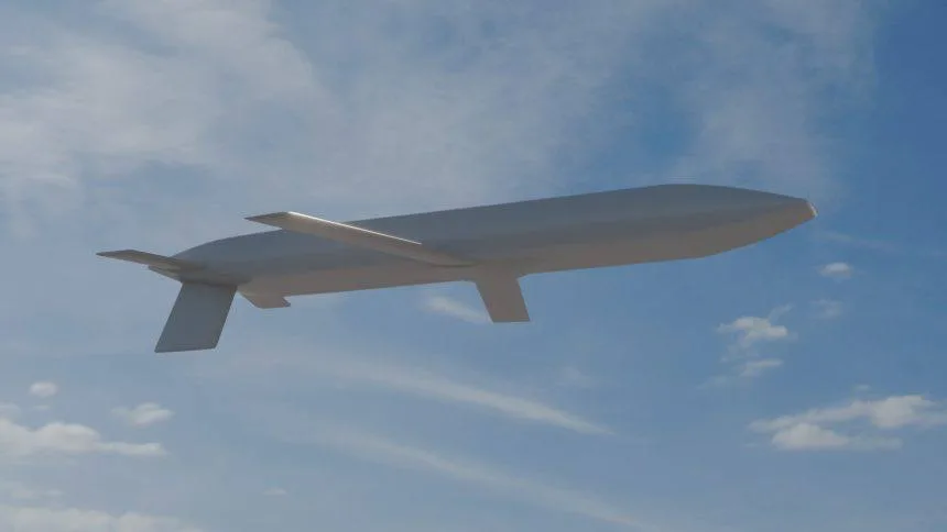 Фотография стратегического бомбардировщика B-52H Stratofortress ВВС США, выполнявшего 29 октября испытательный полёт с двумя неизвестными единицами вооружения, напоминающими крылатую ракету с ядерной боевой частью AGM-181A