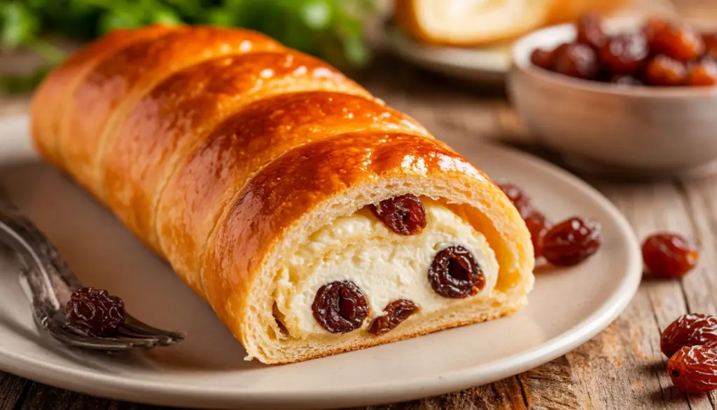 Ленивые сочники с творогом и изюмом – сворачиваем в рулет, нарезаем и всего за полчаса в духовке, мягкие как облачко