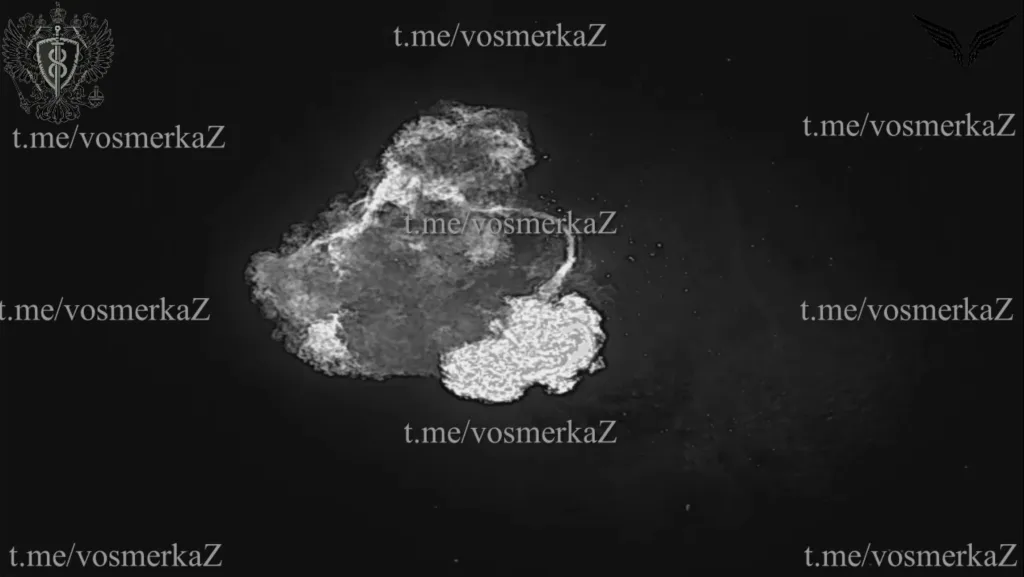 Уничтожение украинских БЭК ударами барражирующих боеприпасов «Ланцет» с системой захвата цели в акватории Чёрного моря в ночь с 1 на 2 ноября 2025 года