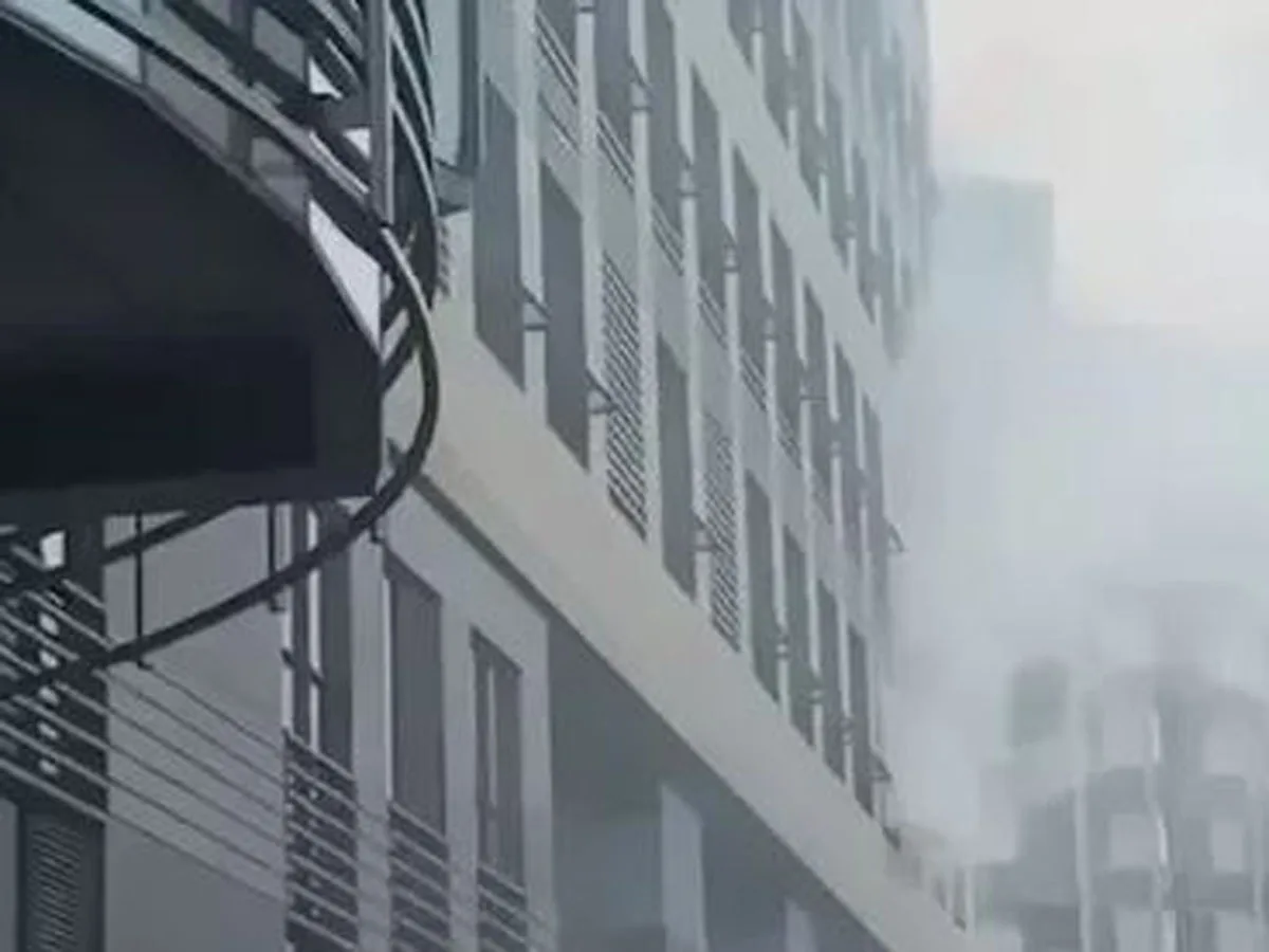 В Москве произошел пожар в отеле Radisson Blu0