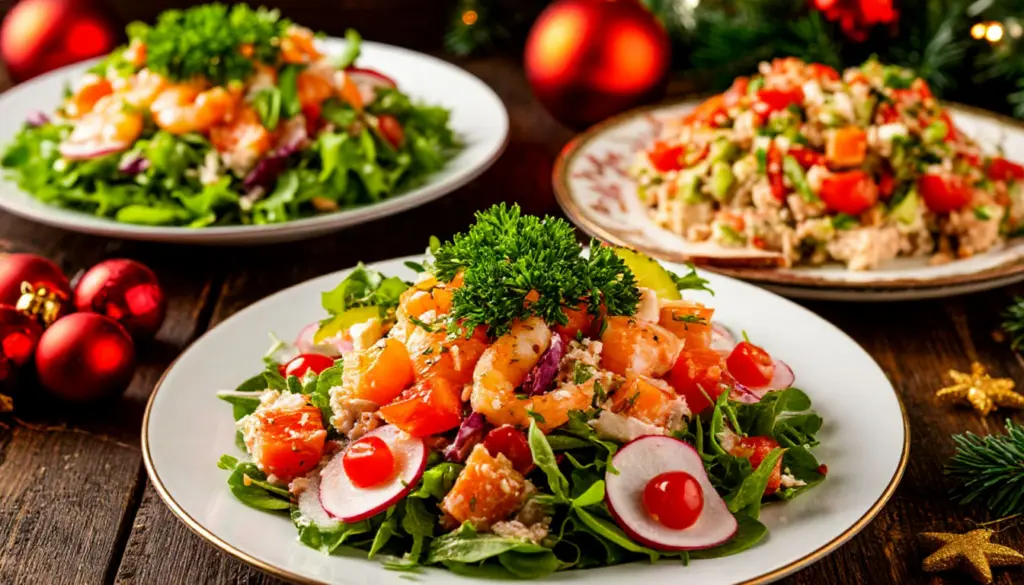 Два волшебных салата для новогоднего вечера: легкие рецепты с изюминкой — гарантированно никого не оставят равнодушными