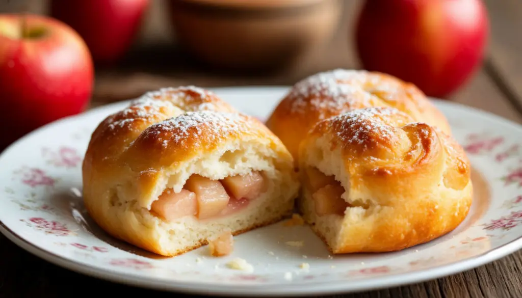 Мгновенные булочки с творогом и яблоками – нежные и влажные, готовящиеся за 10 минут и еще 20 минут выпечки в духовке