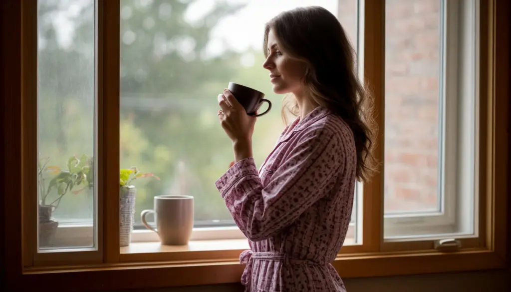 Просыпаюсь энергичной даже в серые ноябрьские дни: всего 4 минуты у окна — и сил хватает до самого вечера