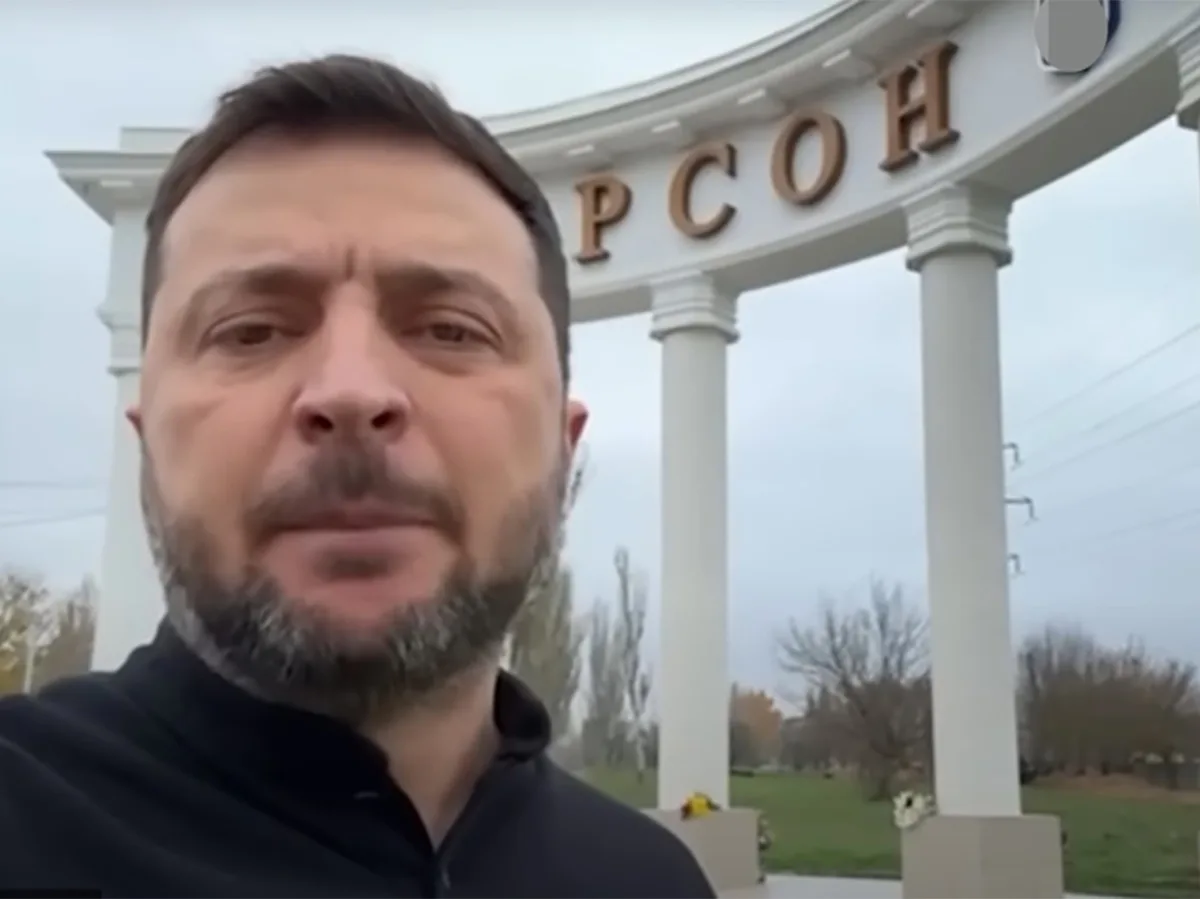 «Черна метка»: записав видео из Херсона Зеленский принес жителям беду0