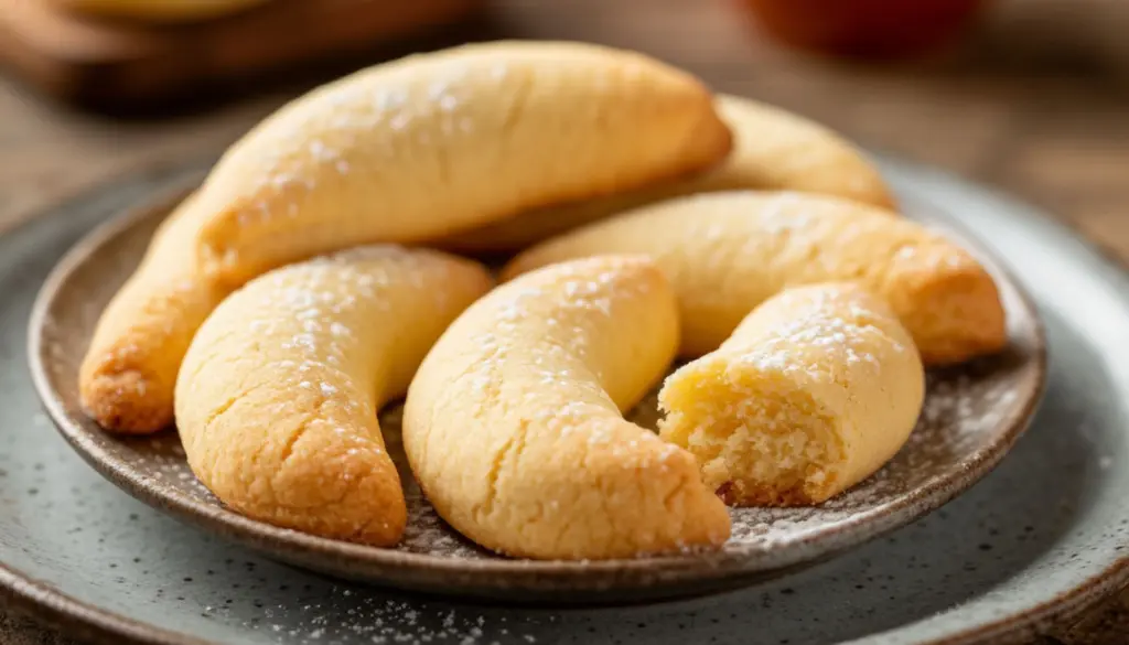 Ванильные полумесяцы – традиционное австрийское рождественское печенье, настолько мягкое, что растворяется во рту и источает аромат ванили