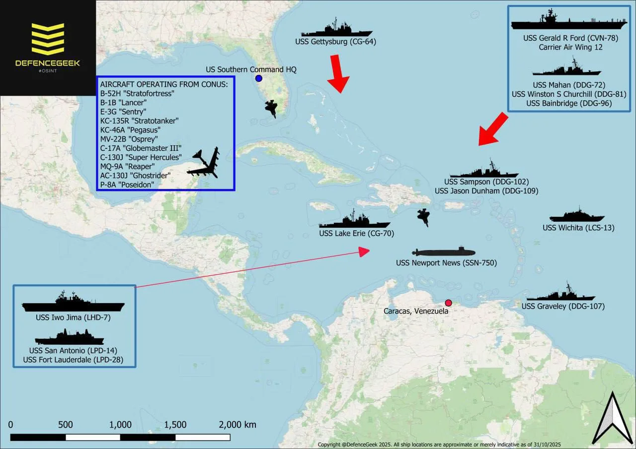 США сжимают кольцо вокруг Венесуэлы, — СМИ