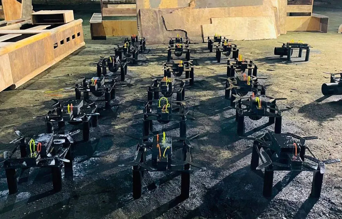 Теперь мы дожили и до макетов FPV-дронов