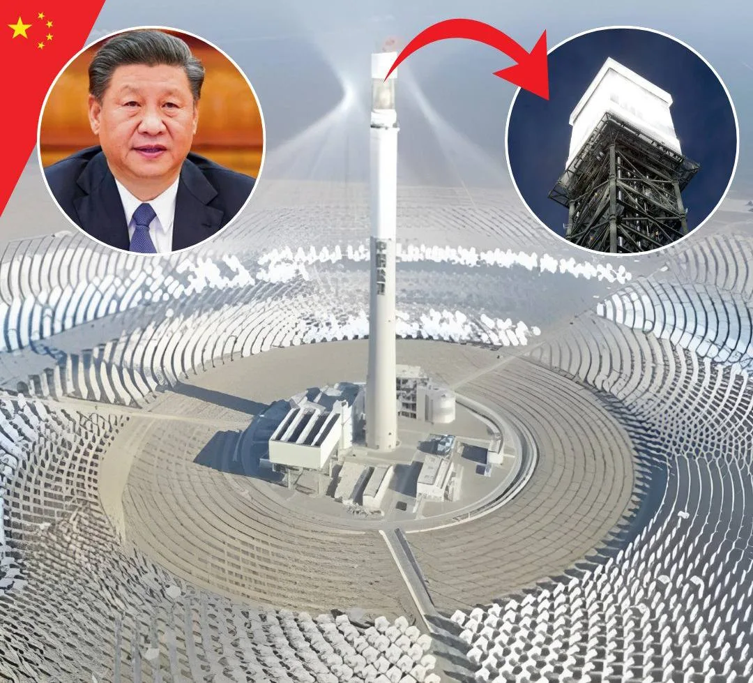 Китай официально ввел в эксплуатацию первую в мире двухбашенную солнечную теплоэлектростанцию, расположенную в глубине пустыни Гоби, одного из самых солнечных и сухих мест на Земле