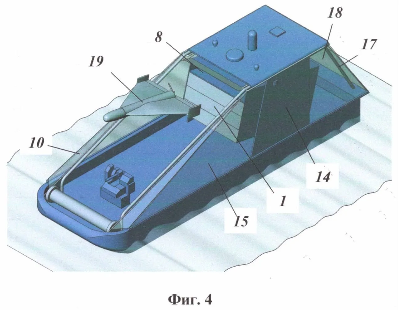 В России разработали малозаметный катер-носитель дронов