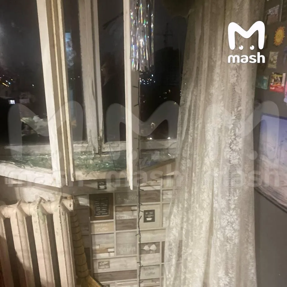 Квартира загорелась после попадания БПЛА в Волгограде