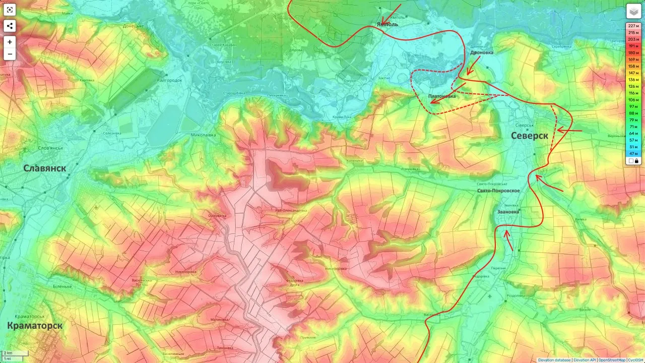 Юрий Подоляка - Северское направление на 12.00 17.11.25: Платоновка