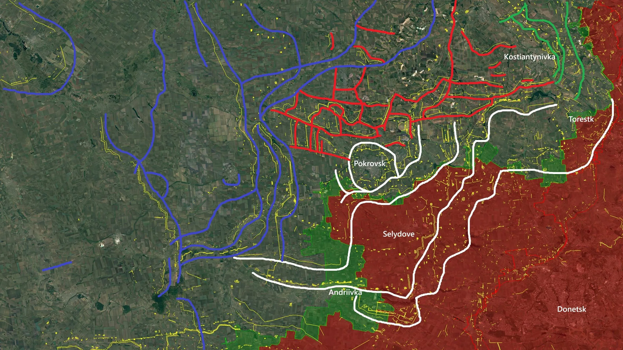 Вы будете смеяться, но западные наблюдатели войны снова заговорили о том, что сразу после Покровска армия РФ наткнётся на супер линию укреплений, которые не пройти ни за что и никогда