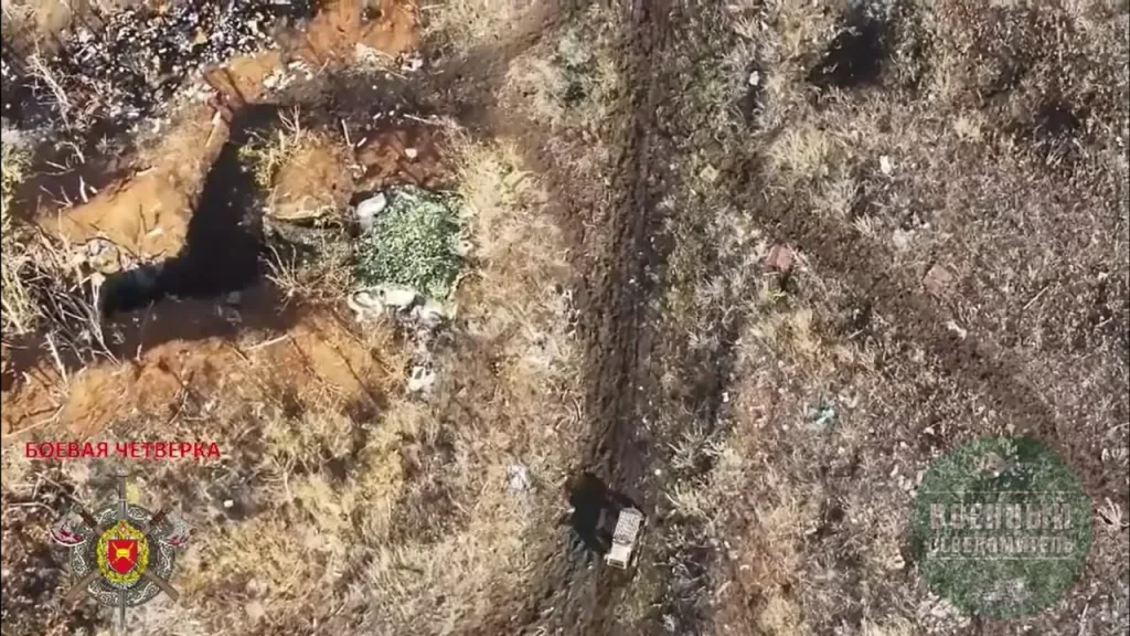 Транспортная платформа "Муревей", разработанная группой инженеров БПЛА 74-го мотострелкового полка 58-й Армии совместно с специалистами ООО "Чистое небо"