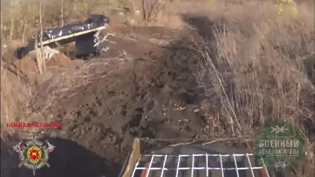 Транспортная платформа "Муревей", разработанная группой инженеров БПЛА 74-го мотострелкового полка 58-й Армии совместно с специалистами ООО "Чистое небо"